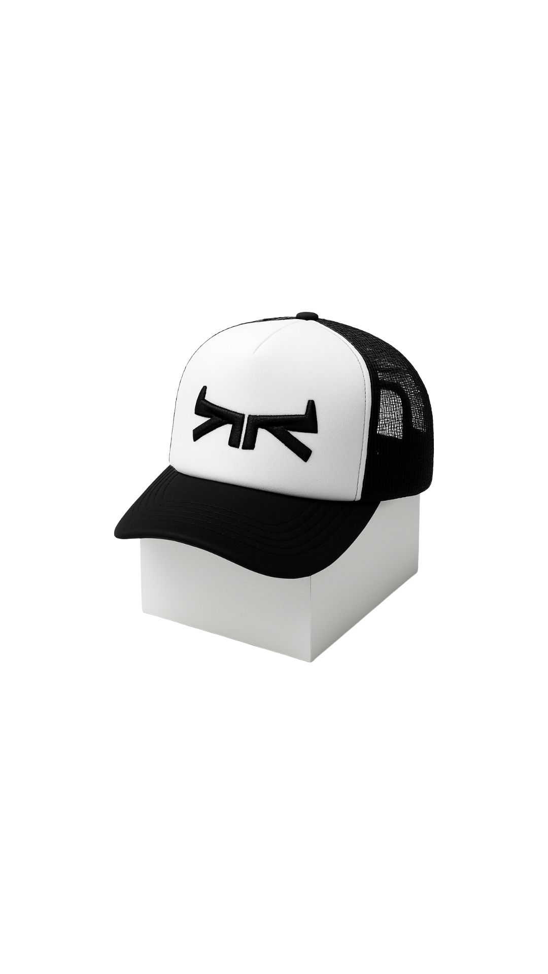 Casquette trucker Longueurdonde black&white