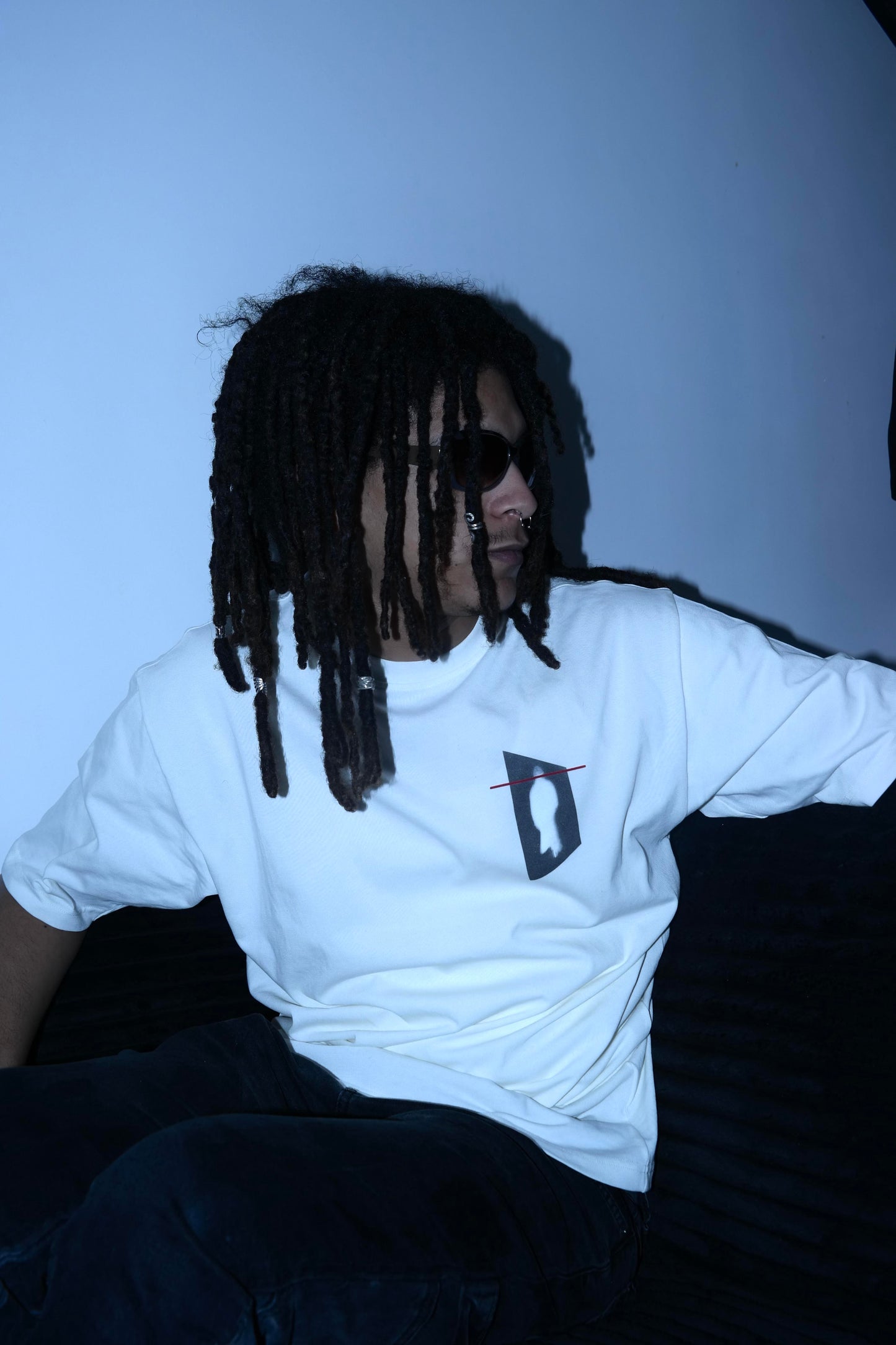 T-SHIRT SPECTRE BLANC Longueurdonde