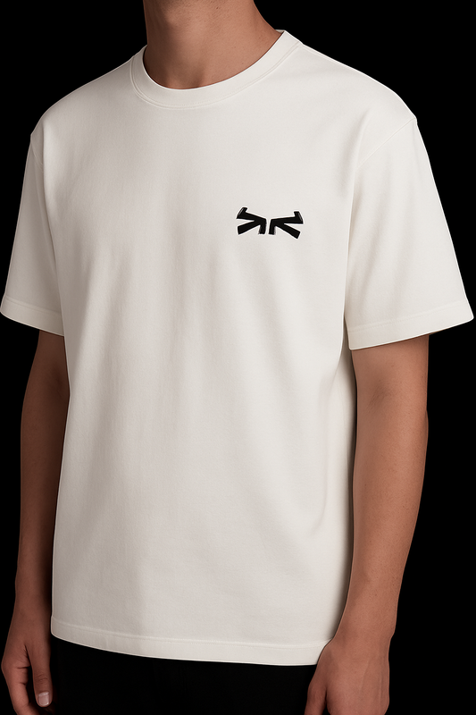 T-SHIRT LAMBDA BLANC Longueurdonde