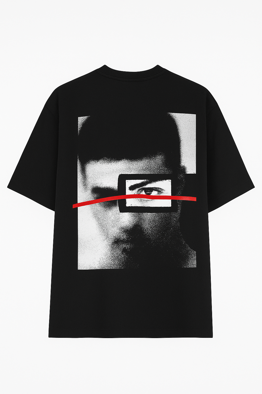 T-SHIRT VISION BLACK Longueurdonde