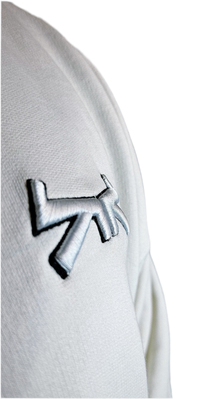 T-SHIRT LAMBDA BLANC Longueurdonde